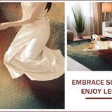 Ultra Soft Area Rug, Non Slip, Stain Resistant, Washable Area Rugs for Living Room, Bedroom, Modern Abstract Non-Slip Playroom Rug(Beige)