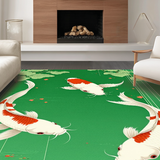 Tranquil Pastel Koi Aesthetic(Green)