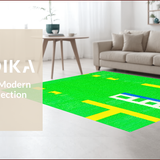Vibrant Cityscape Adventure Mat(Green)
