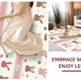 Artistic Bunny Graphic with Tones(Pink)