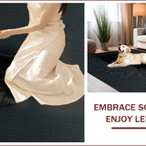 Ultra Soft Area Rug, Non Slip, Stain Resistant, Washable Area Rugs for Living Room, Bedroom, Fun Black Cat Home Office Soft Floor Carpet(Black)