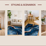 Dynamic Navy Pink Gradient Design(Blue)