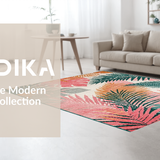 Elegant Distressed Medallion Style(Pink)