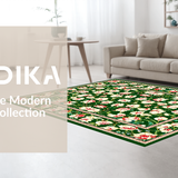 Lush Garden Motif with Depth(Green)
