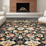 Cozy Rustic Floral Medley(Black)