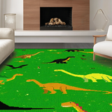 Bright Cheerful Dino Expedition Aesthetic(Green)