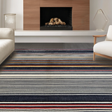 Luxurious High Contrast Stripe Style(Black)