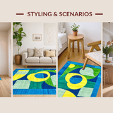 Contemporary Colorful Geometric Aesthetic(Blue)