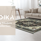 Contemporary Geometric Tiled Aesthetic(Black)