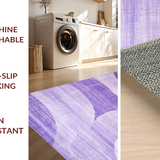 Ultra Soft Area Rug, Non Slip, Stain Resistant, Washable Area Rugs for Living Room, Bedroom, Artful Soft Plush Ombre Design(Purple)