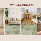 Modern Minimalist Tiled Aesthetic(Green)