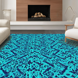 Vibrant Multi Color Geometric Design(Blue)