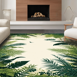 Ultra Soft Area Rug, Non Slip, Stain Resistant, Washable Area Rugs for Living Room, Bedroom, Vivid Animal Artful Display(Green)