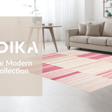 Ultra Soft Area Rug, Non Slip, Stain Resistant, Washable Area Rugs for Living Room, Bedroom, Stylish Minimalist Patterned Design(Beige)