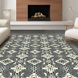 Chic Graphic Patterned Floor(Gray)