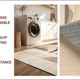 Ultra Soft Area Rug, Non Slip, Stain Resistant, Washable Area Rugs for Living Room, Bedroom, Contemporary Rustic Deer Aesthetic(Beige)