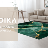 Dynamic Earth Tone Geometric Art(Green)