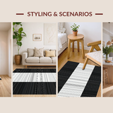 Sleek Monochrome Geometric Style(Black)