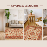 Earthy Toned Vintage Ethno Design(Beige)