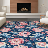 Cozy Vintage Abstract Arrangement(Blue)