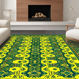 Modern Abstract Symmetrical Motif(Green)