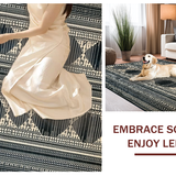 Luxurious Striped Ethnic Design(Black)