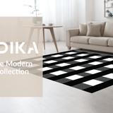 Cozy Earthy Plaid Motif(Black)