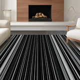 Stylish Geometric Patterned Entryway Accent(Black)