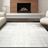 Ultra Soft Area Rug, Non Slip, Stain Resistant, Washable Area Rugs for Living Room, Bedroom, Artful Abstract Cowhide Influence(Brown)