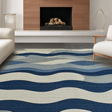 Luxe Navy Scallop Visual Appeal(Beige)