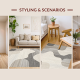 Textured Neutral Geometric Waves(Gray)