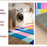 Eclectic Colorful Stripe Motif(Yellow)