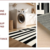 Striking Monochrome Striped Aesthetic(Black)