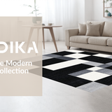 Classic Black and Cream Checkers Design(Black)