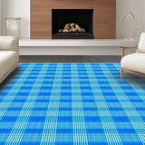 Charming Plaid Farmhouse Vibe(Blue)