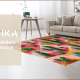 Ultra Soft Area Rug, Non Slip, Stain Resistant, Washable Area Rugs for Living Room, Bedroom, Rustic Western Kids Room Water-Absorbent Boot Rug(Pink)