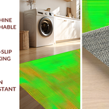 Abstract Colorful Vortex Illusion(Green)