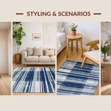 Luxurious Modern Striped Aesthetic(Blue)