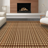Ultra Soft Area Rug, Non Slip, Stain Resistant, Washable Area Rugs for Living Room, Bedroom, Adorable Cookie Graphic Home Accent(Brown)