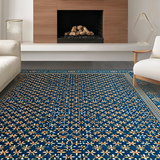 Luxurious Gray Medallion Aesthetic(Blue)