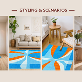 Modern Striped Nautical Design(Blue)
