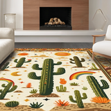 Charming Colorful Botanical Scene(Beige)