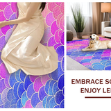 Enchanting Oceanic Scale Motif(Pink)