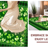 Artistic Plaid and Clover Blend(Green)