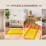 Dynamic Multi colored Circular Design(Red)