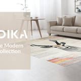 Luxe Beige Geometric Imagery(Beige)