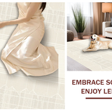 Contemporary High Low Geometric Aesthetic(Beige)