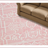 Ultra Soft Area Rug, Non Slip, Stain Resistant, Washable Area Rugs for Living Room, Bedroom, Contemporary Shaggy Patterned Delight(Pink)
