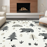 Playful Minimalist Bear Arrangement(Gray)