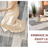 Elegant Subtle Lattice Geometric Style(Gray)